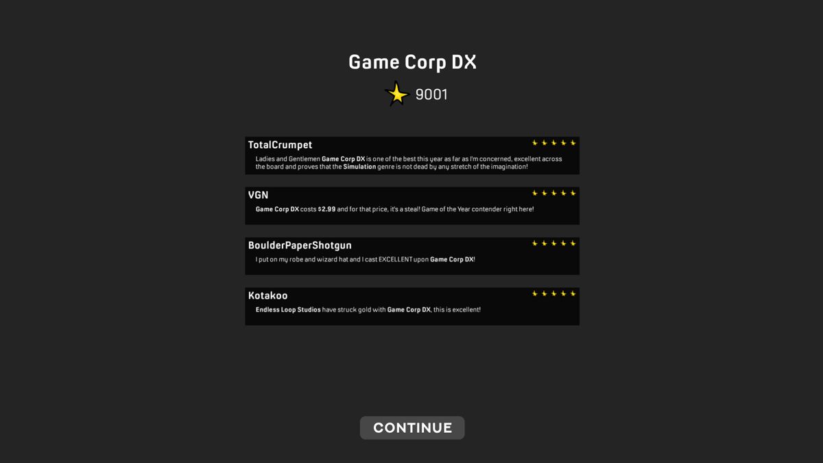 Game Corp DX Screenshot (Steam)