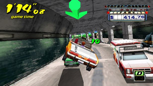 Crazy Taxi: Fare Wars Screenshot (PlayStation.com)