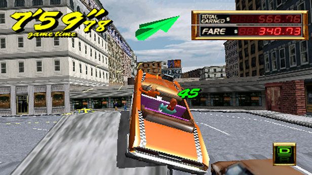 Crazy Taxi: Fare Wars Screenshot (PlayStation.com)