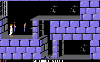 Prince of Persia Screenshot (lemon64): Level 1