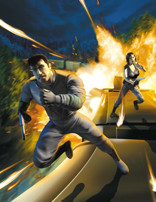 Syphon Filter 2 Render (Official Press Kit - Artwork): Train