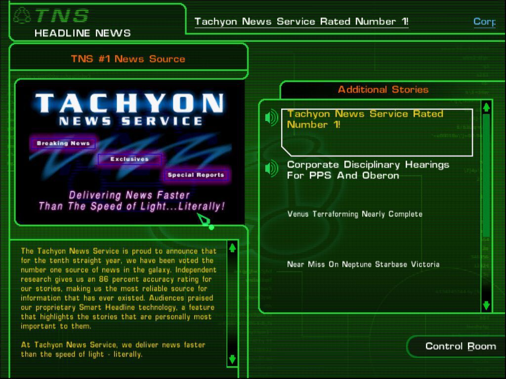 Tachyon: The Fringe Screenshot (GOG store page)