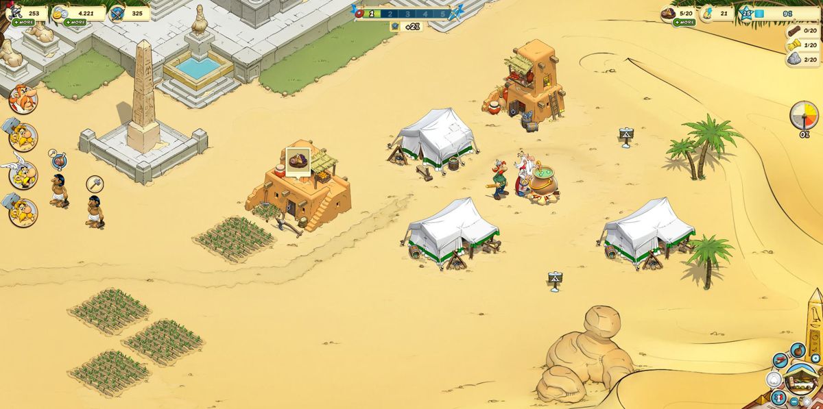 Asterix & Friends Screenshot (Screenshots): Egypt druid close
