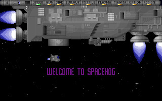 Operation Spacehog Screenshot (Free Lunch Design website, 2000): ye olde mothership