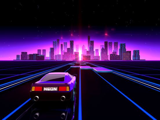 Neon Drive Screenshot (iTunes Store (iPad))