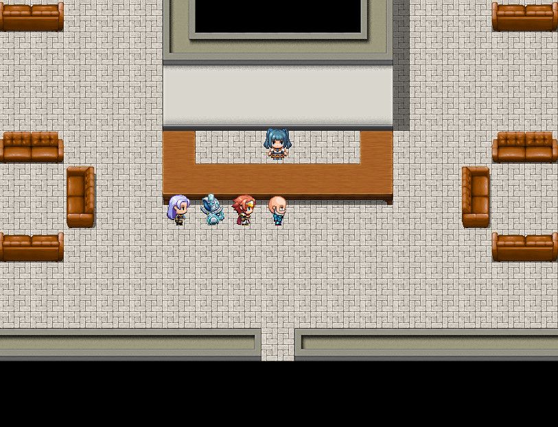 Legend of Zun Screenshot (Gamejolt.com): The lobby of the Final Level