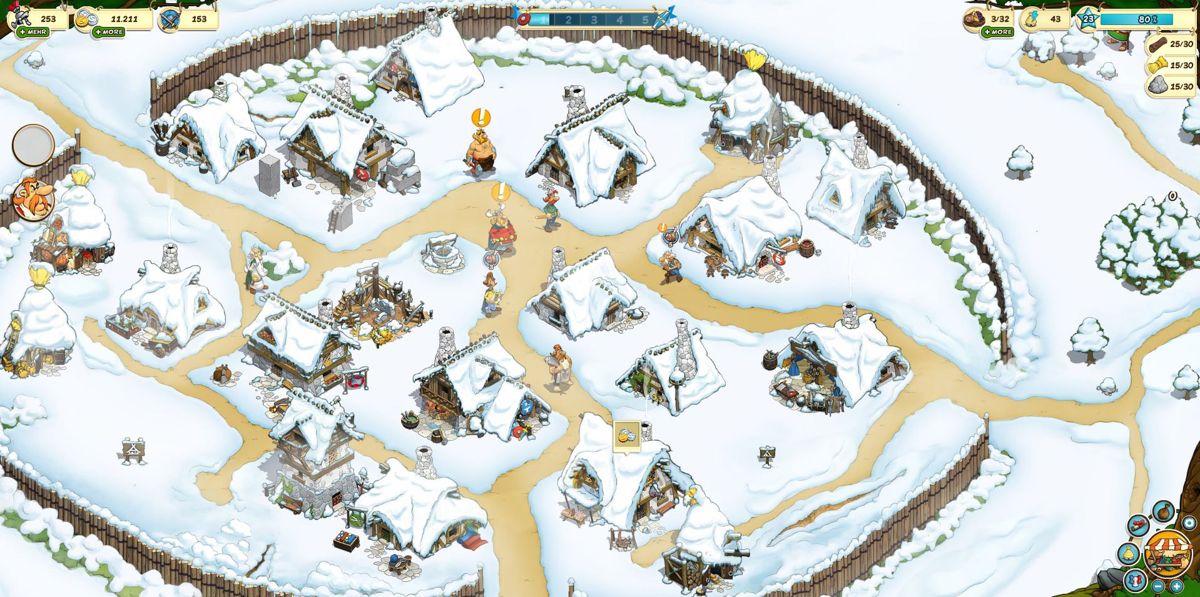 Asterix & Friends Screenshot (Screenshots): Mid village