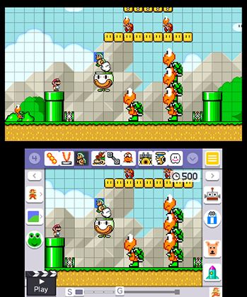 mario maker 3ds gameplay
