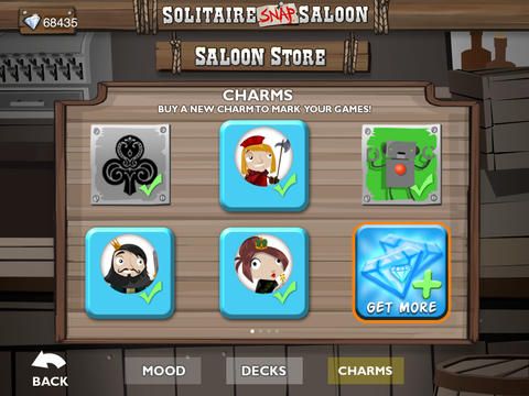 Solitaire Snap Saloon Screenshot (iTunes Store)