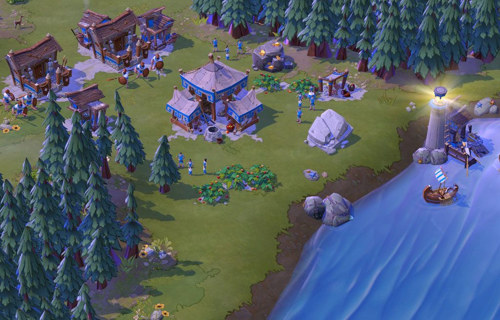 Age of Empires Online Screenshot (Screenshot): terrains Greek isles