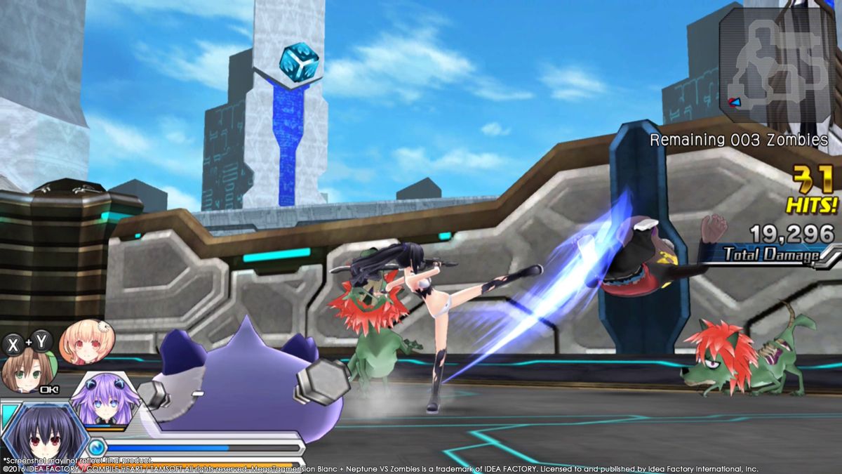 MegaTagmension Blanc + Neptune vs Zombies Screenshot (Steam)