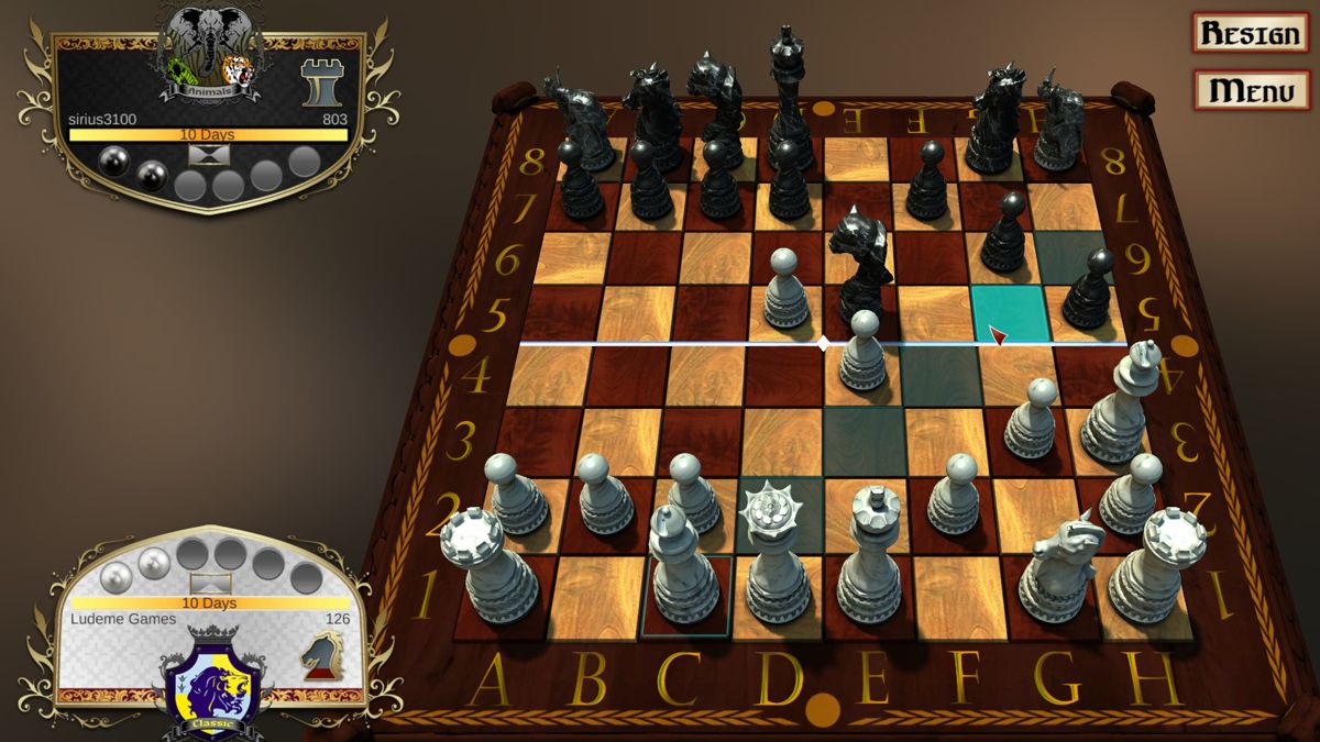 Chess 2: The Sequel Screenshot (Official website & Press Kit (2017)): Making a move Steam