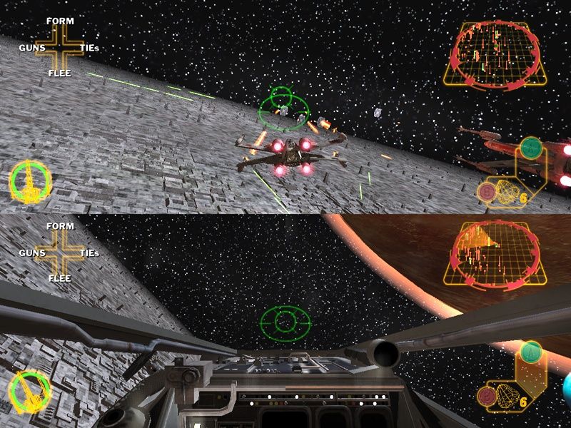 Star Wars: Rogue Squadron III - Rebel Strike Screenshot (Nintendo Holiday Press CD 2003): Death Star