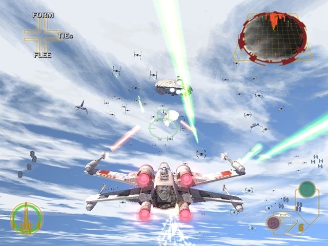 Star Wars: Rogue Squadron III - Rebel Strike Screenshot (Nintendo Holiday Press CD 2003): Dogfight