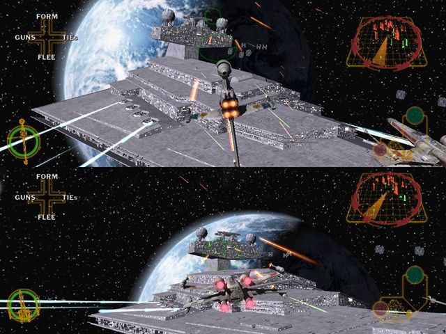 Star Wars: Rogue Squadron III - Rebel Strike Screenshot (Nintendo Holiday Press CD 2003): Star Destroyer