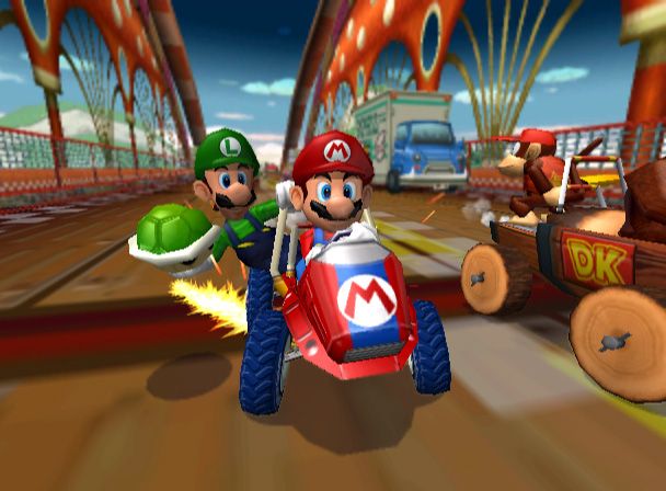 Mario Kart: Double Dash!! Screenshot (Nintendo Holiday Press CD 2003)