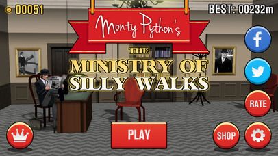 Monty Python's The Ministry of Silly Walks Screenshot (iTunes Store)