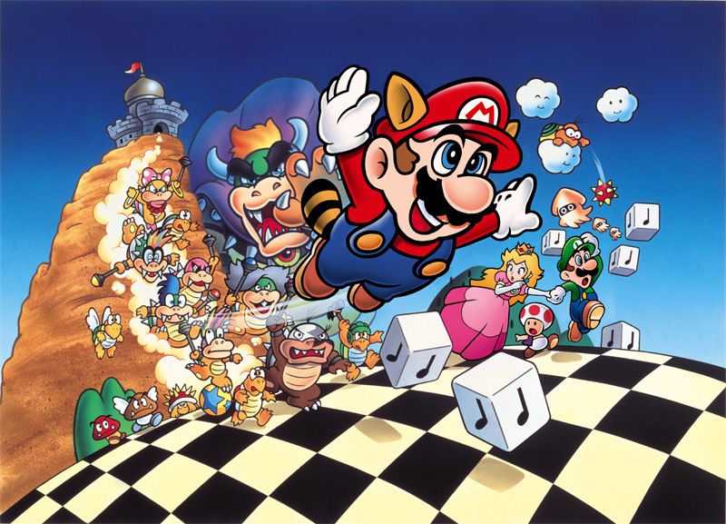 Super Mario Advance 4: Super Mario Bros. 3 Concept Art (Nintendo Holiday Press CD 2003)