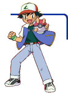 Pokémon Blue Version Render (Official Game Page - Pokémon.com): Ash