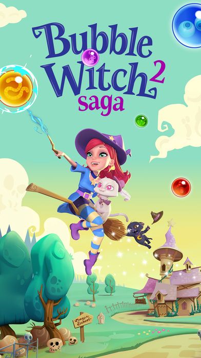 Bubble Witch 2 Saga official promotional image - MobyGames