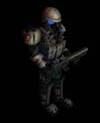 Dark Colony Render (Next Generation Online special feature, 1997-03-12): Human troopers are excellent for destroying airborne targets, but get decimated in the face of artillery or mechs.