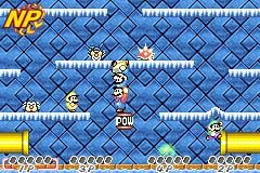 Super Mario Advance Screenshot (Official Game Page - Nintendo.com): Four-Player Fun One of the greatest aspects of Super Mario Advance is its competitive four-player mode. Grab a Game Link Cable, and you're good to go.