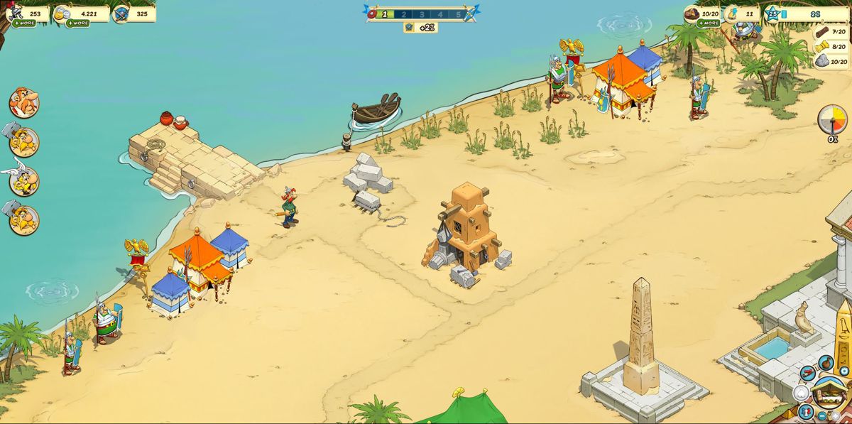 Asterix & Friends Screenshot (Screenshots): Egypt pier close