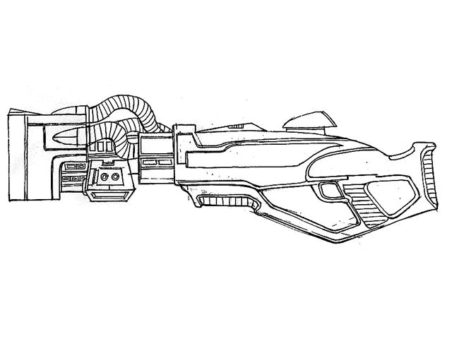 Star Trek: Voyager - Elite Force Concept Art (Developer's website): Weapon.