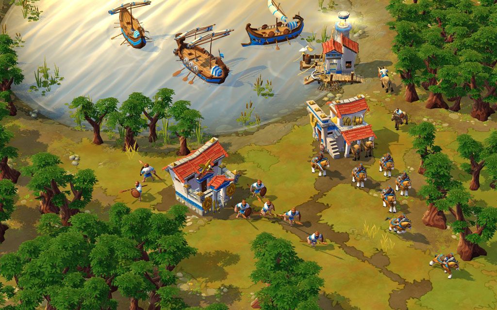 Age of Empires Online Screenshot (Screenshot): Terrains Greek inland