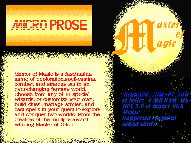 Master of Magic Other (Microprose promo images)