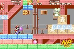 Super Mario Advance Screenshot (Official Game Page - Nintendo.com): Vegetable Tossin' To eliminate enemies, Mario and pals pull vegetables out of the ground and hurl them at bad guys. Some characters can yank things out of the ground quicker than others.