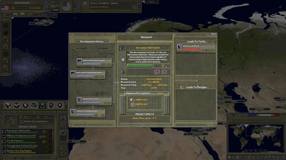 Supreme Ruler Ultimate Screenshot (Steam)
