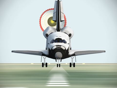 F-SIM Space Shuttle Screenshot (iTunes Store)
