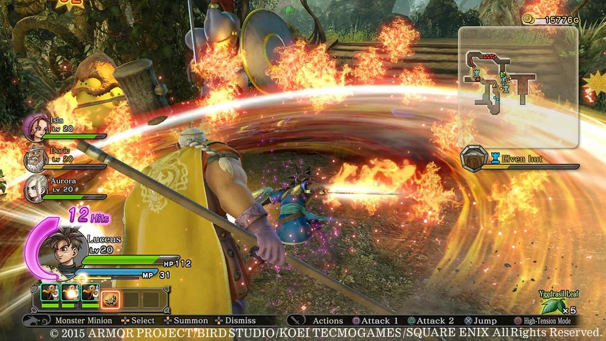 Dragon Quest Heroes: The World Tree's Woe and the Blight Below Screenshot (PlayStation Store)