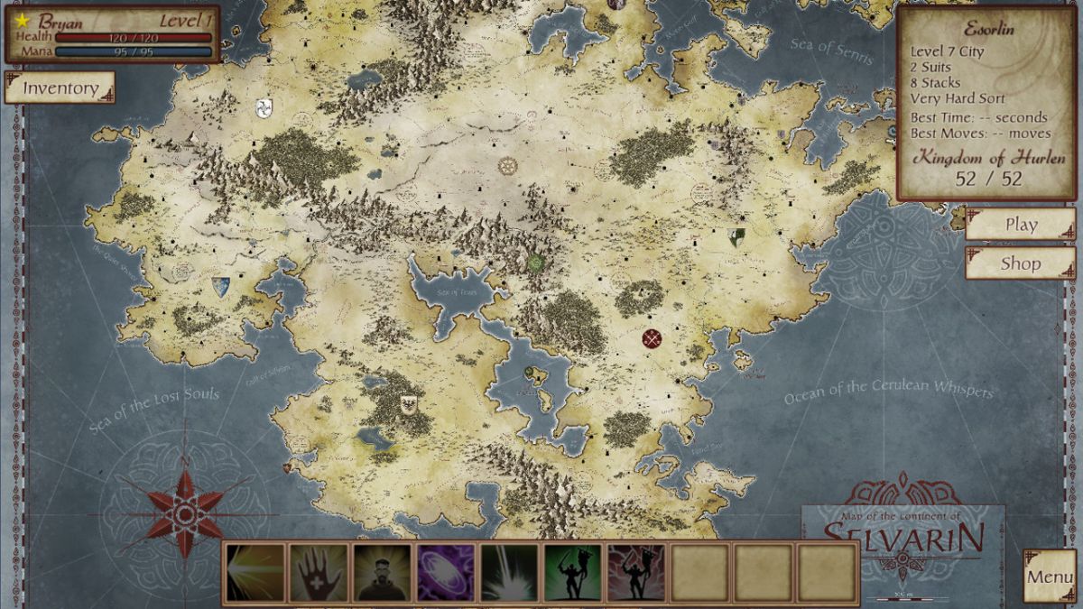 FreeCell Quest Screenshot (Steam)