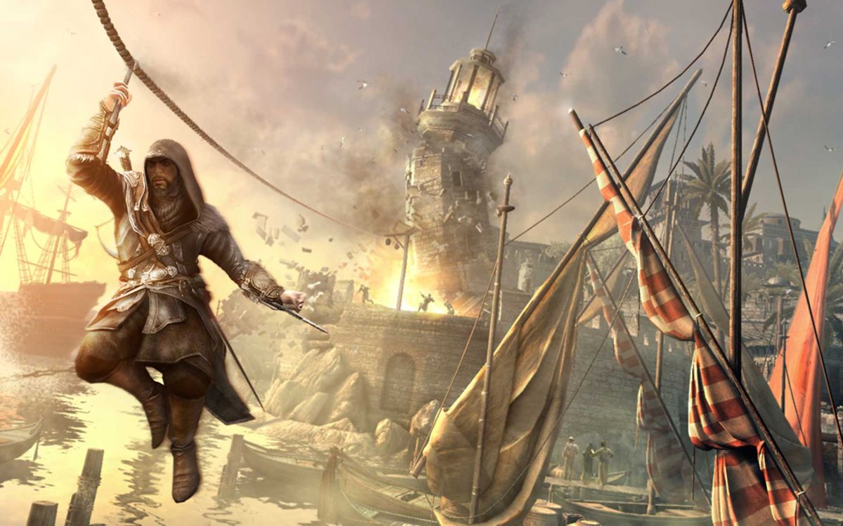 Assassin's Creed: Revelations Concept Art (ubisoft.com, official website of Ubisoft): Running from destruction