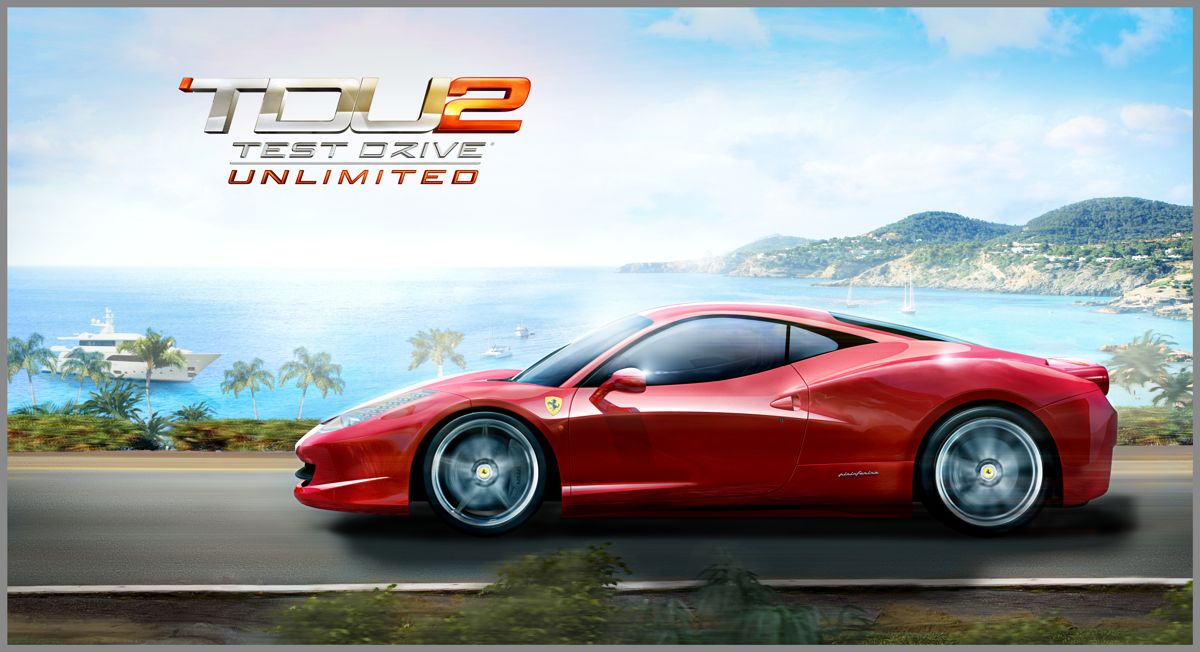Test Drive Unlimited 2 Render (TDU2 Fansite Kit): Ferrari profile From HQ Render PSDs Pack 4