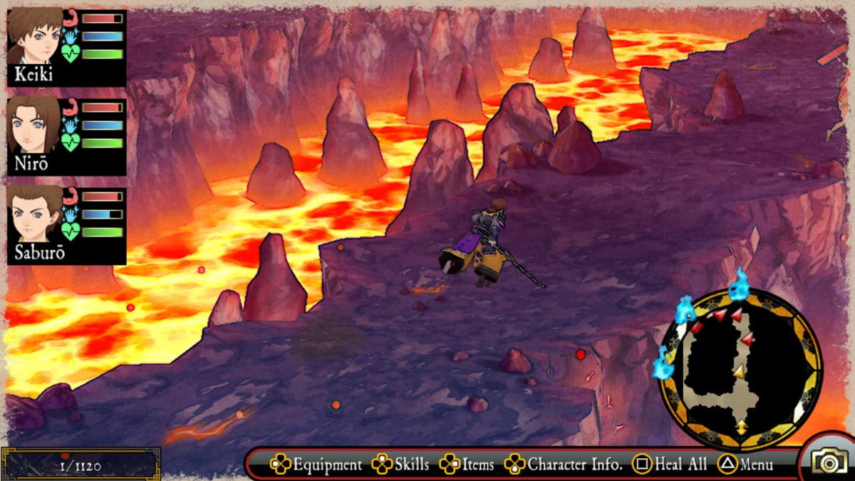 Oreshika: Tainted Bloodlines Screenshot (PlayStation.com)