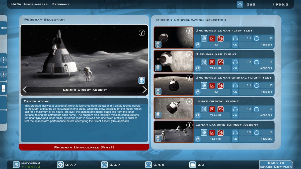 Buzz Aldrin's Space Program Manager Screenshot (Steam)