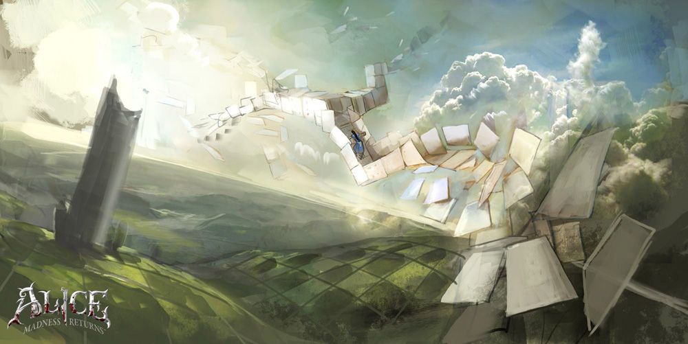 Alice: Madness Returns Concept Art (Official Website): Sky Maze