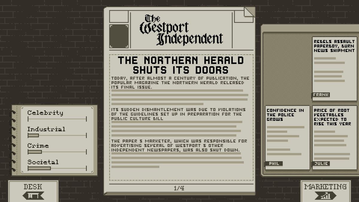 The Westport Independent Screenshot (Steam)