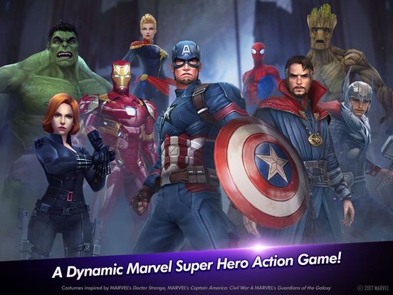 Marvel: Future Fight Screenshot (iTunes Store)