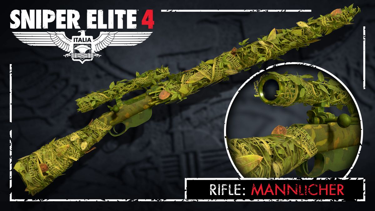 Sniper Elite 4: Italia - Camo Rifle Pack Screenshot (Steam)
