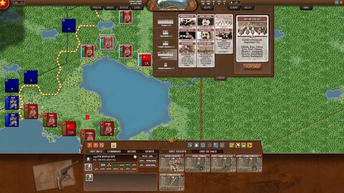 Decisive Campaigns: Barbarossa Screenshot (Steam)