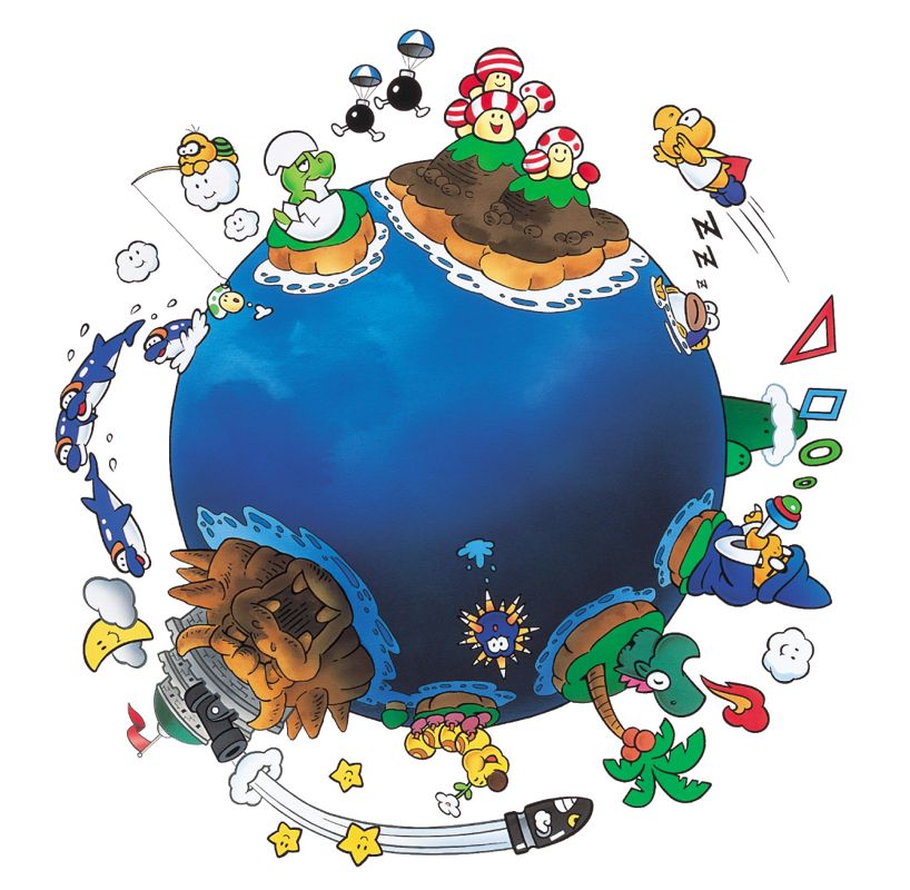 Super Mario World: Super Mario Advance 2 Other (Official Press Kit ): A2_earth_all_star_ad_03