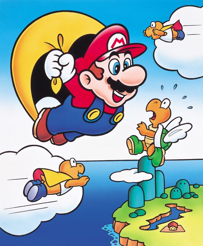 Super Mario World: Super Mario Advance 2 Other (Official Press Kit ): mario_in_the_sky_ad_03