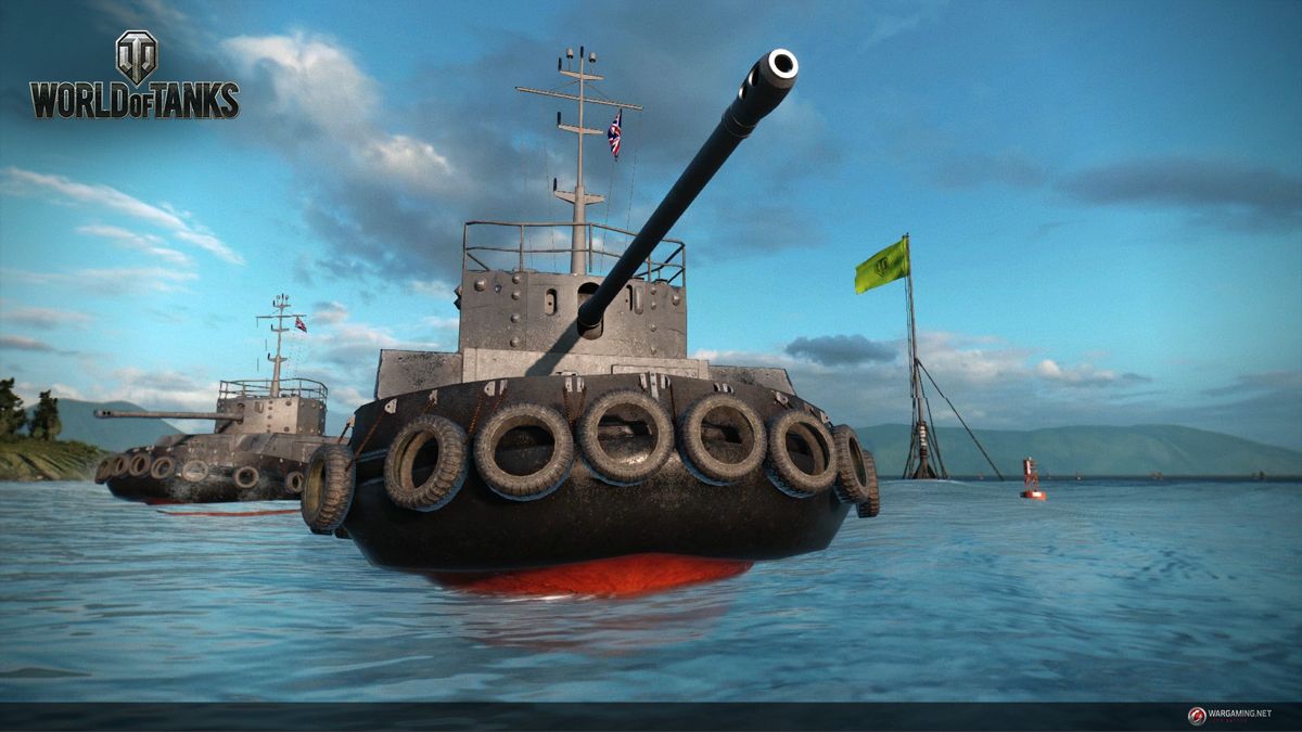 World of Tanks: Xbox 360 Edition Screenshot (console.worldoftanks.com, official website of Wargaming.net): HMS TOG II, part of a World of Warships event