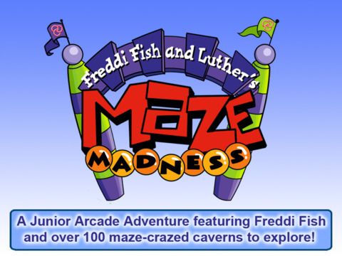 Freddi Fish and Luther's Maze Madness Screenshot (iTunes Store)