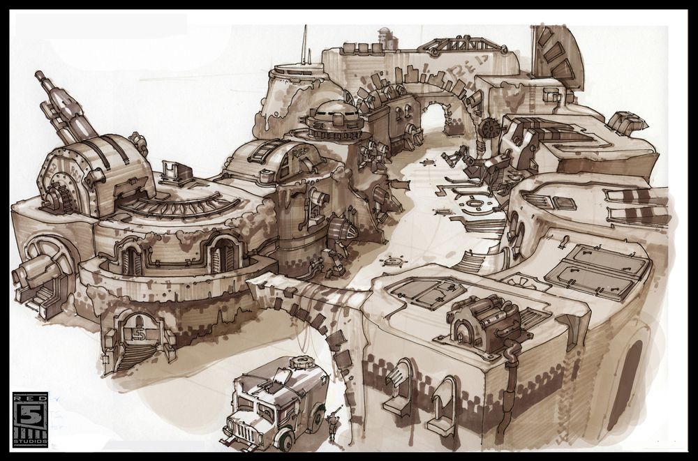 Firefall Concept Art (Concept Art): Residential View concept
