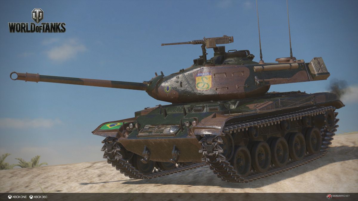 World of Tanks: Xbox 360 Edition Screenshot (console.worldoftanks.com, official website of Wargaming.net): M41B Brazilian Bulldog